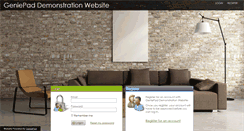 Desktop Screenshot of demo.geniepad.com