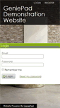 Mobile Screenshot of demo.geniepad.com